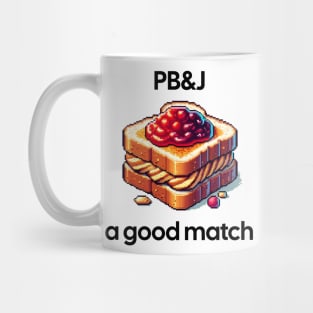 Peanut Butter And Jelly Toast Kawaii Breakfast Yummy Vintage Sandwich Mug